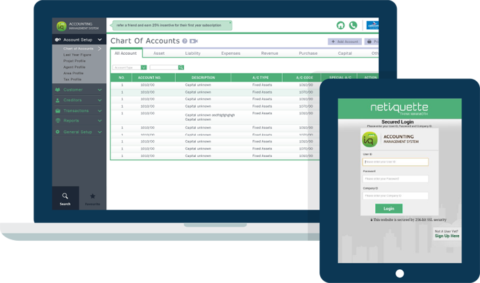 Netiquette Accounting Management System hk
