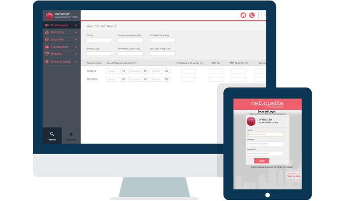 Netiquette Inventory Management System hk